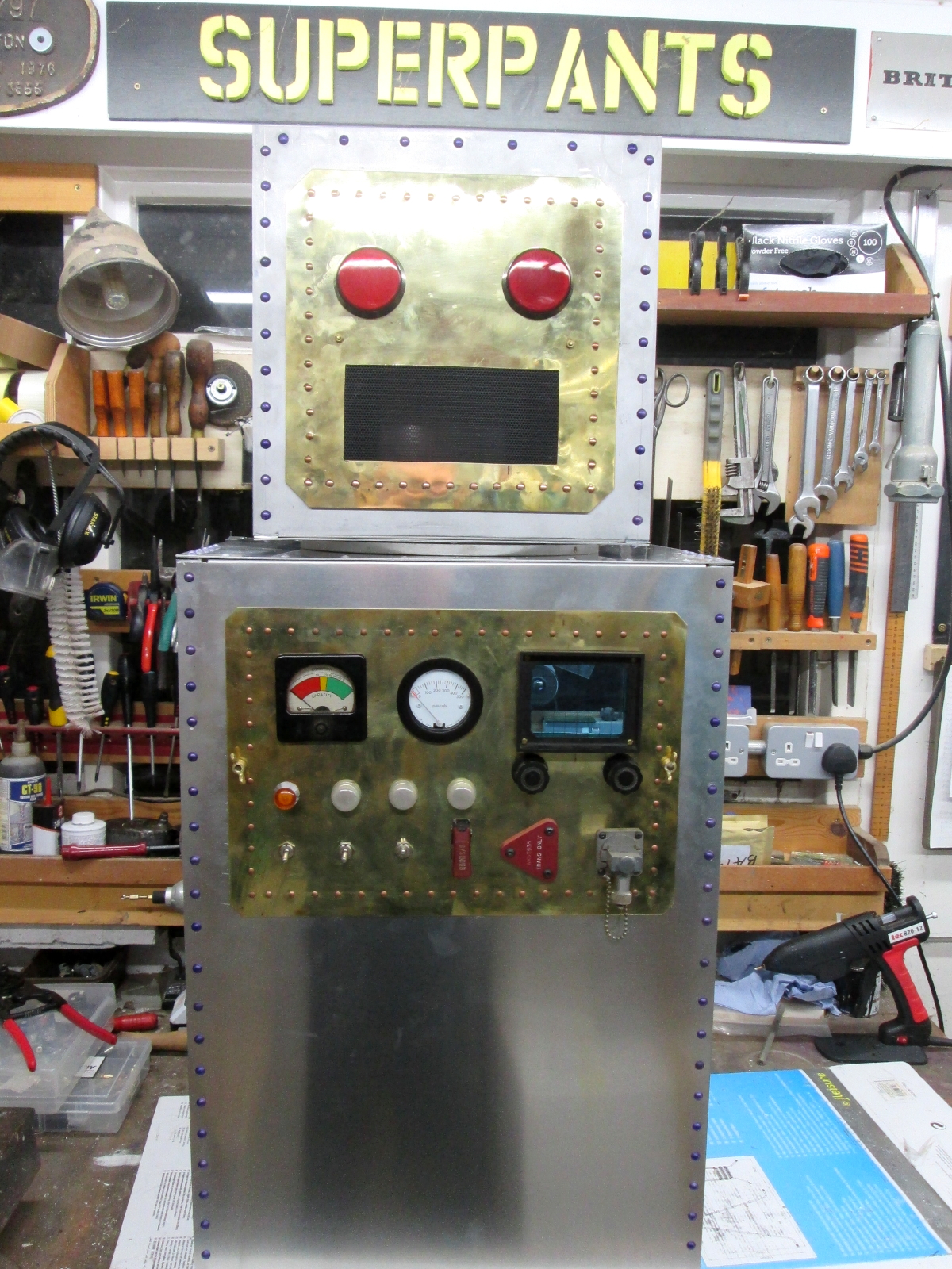 Finished Robot Costume