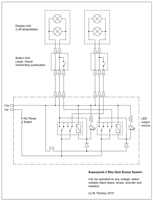 Quiz Buzzer Circuit